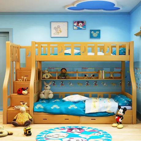Детская кровать детская мебель из цельного дерева детские кровати кроватка