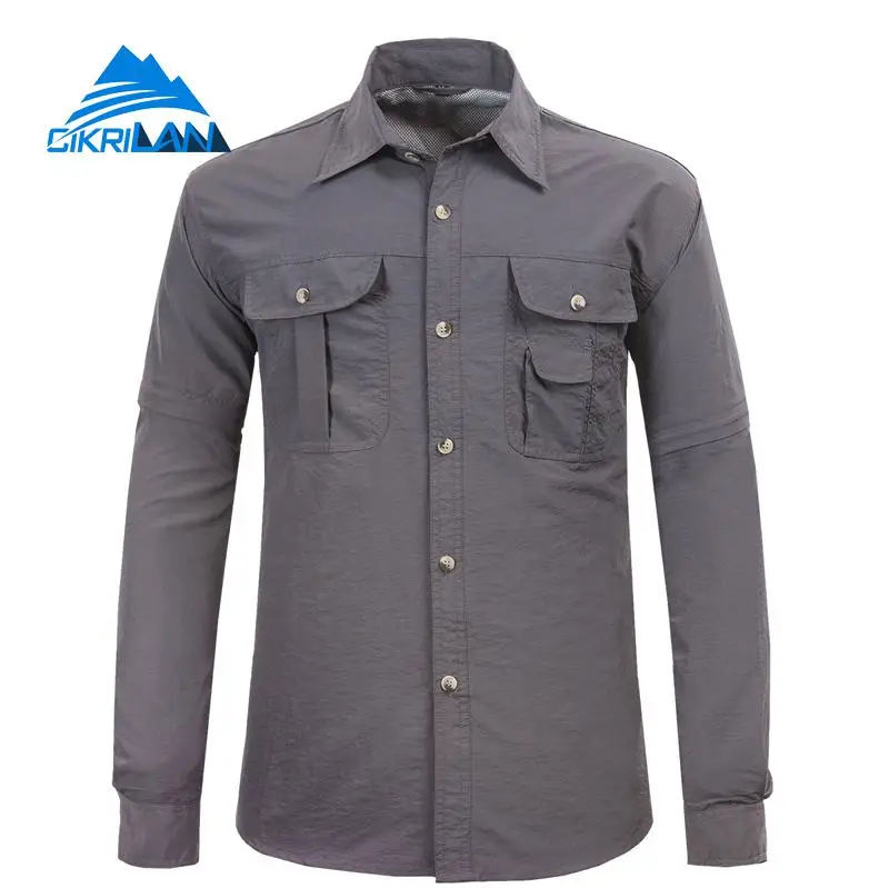 Рубашка мужская быстросохнущая ульсветильник для спорта кемпинга альпинизма