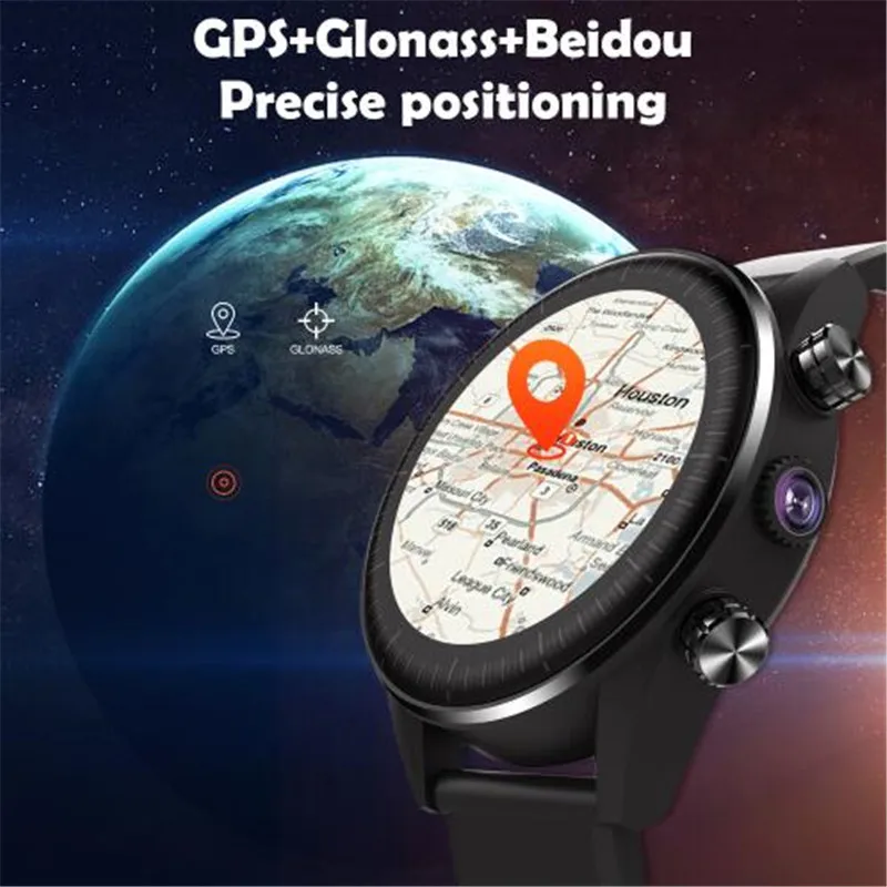 Colosia KC05 2019 Новая 4G Смарт часы Android 7.1.1 с четырехъядерным процессором GPS 5MP Камера 610