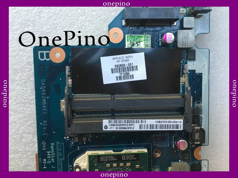 ЦП, материнская плата для ноутбука HP 592809-001 CQ42 CQ62 G42 материнская плата для ноутбука, протестированная Гарантия 60 дней