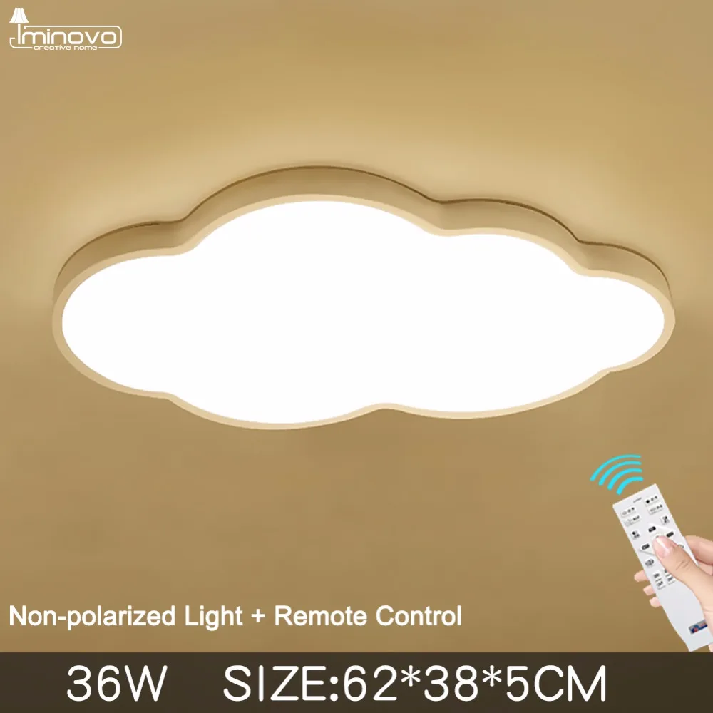 Cloud Fixture Kids LED Ceiling Light Lamp RC Dimmable Bedroom Living Room Children Blue White AC90-265V Ultra Thin 5cm | Потолочные