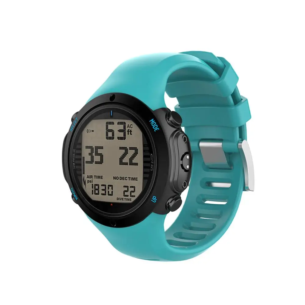 AKBNSTED новые яркие силиконовые часы Srap для Suunto D6 Dive/D6I NOVO/D6I ZULU Смарт-часы занятий