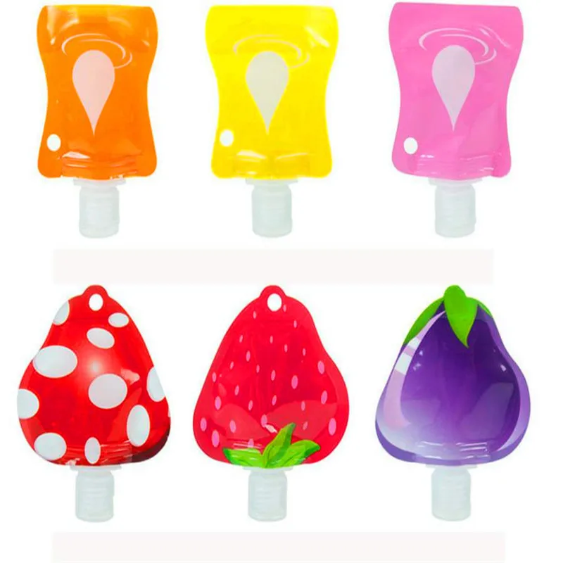 Милые дорожные переносные бутылки для шампуня пустой лосьон мини контейнер