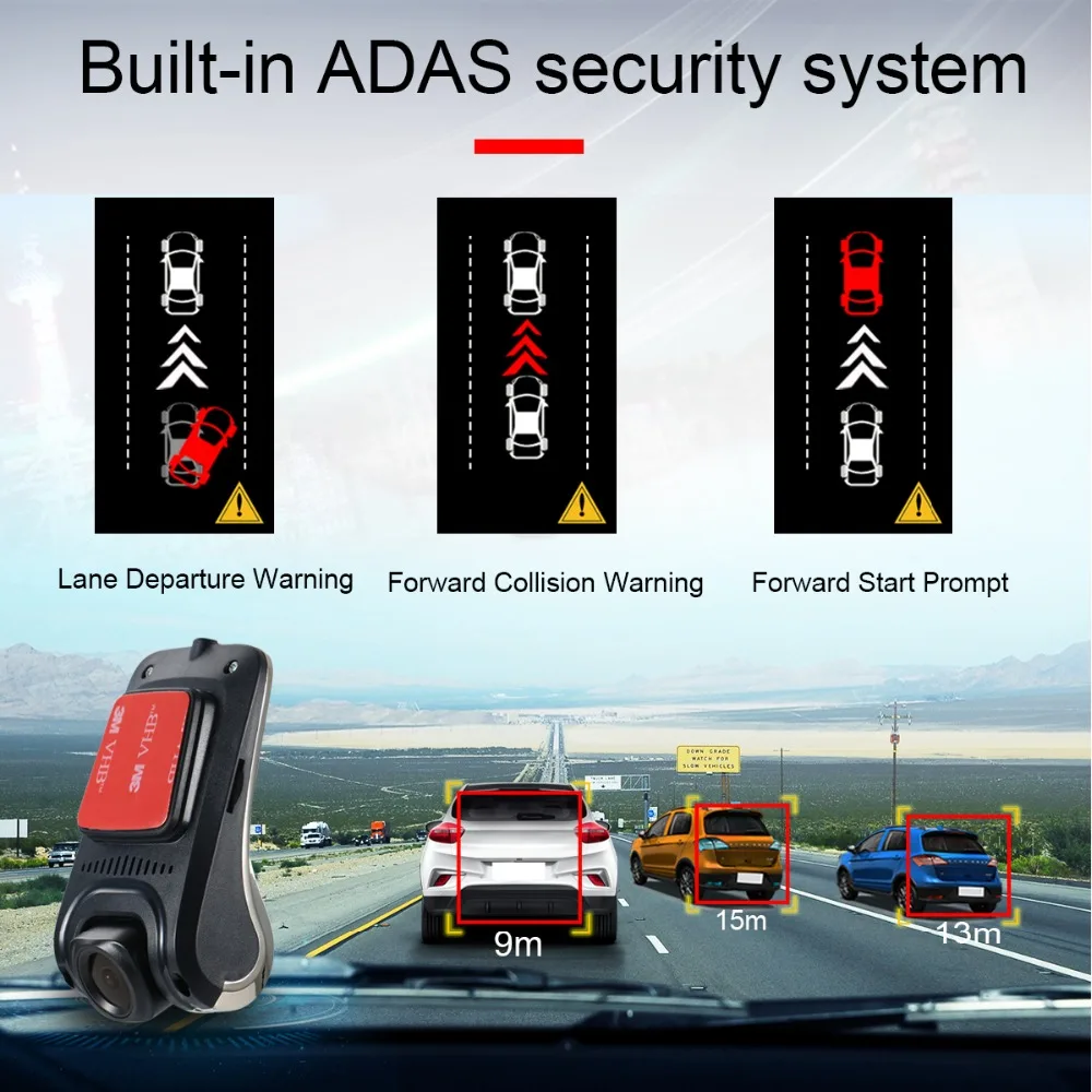 Roadlover Автомобильный USB HD Автомобильная Передняя камера USB DVR с слот карты Micro SD для Android автомобильный DVD стерео
