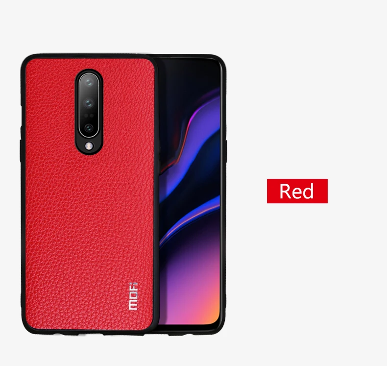 Для Oneplus 7 Pro Кожаный чехол Mofi для Oneplus 7 Чехол Pu деловой стиль для Oneplus 7 Защита от отпечатков пальцев для One Plus 7