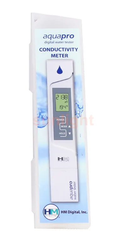 HM Digital 20 шт./лот AP-2 ЭК и температура 2 в 1 AquaPro тестер качества воды с автоматической калибровкой и функцией хранения данных.
