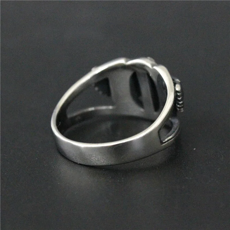 Поддержка Прямая поставка Летающий орел Байкер кольцо 316L Нержавеющая сталь