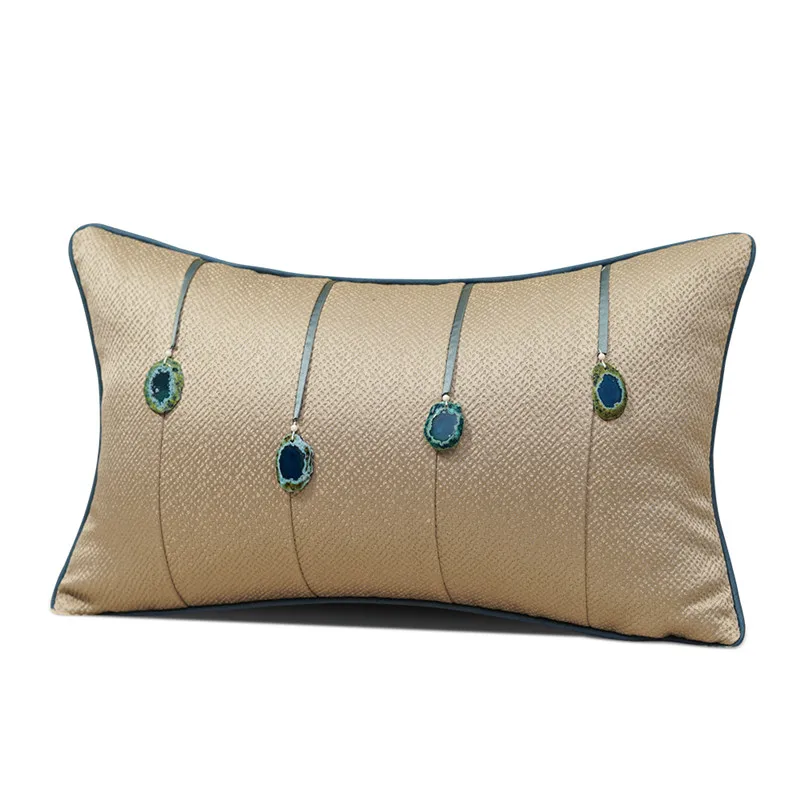 High-end элегантность отель чехлы геометрические наволочка Роскошные Housse де Coussin Cojines Decorativos Para диван наволочки