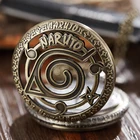 Карманные часы Samura в японском стиле, кварцевые японские часы с цепочкой на цепочке, с мультяшными комиксами, с открытым лицом