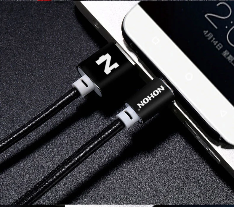 NOHON для iPhone, USB кабель, 8-контактный кабель для быстрой зарядки для Apple iPhone 8, 7, 6, 6 S, 5, 5S, iOS 10, 9, зарядное устройство для мобильных телефонов, usb-кабели