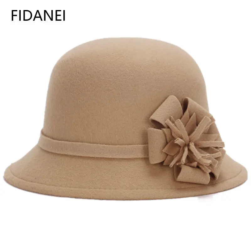 2019 весенне-осенние зимние искусственные шерстяные мягкие шляпы женские