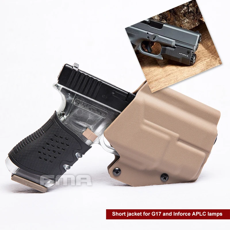 FMA G17S с SF светильник подшипник Пистолетная кобура короткая куртка для G17 & Inforce APLC