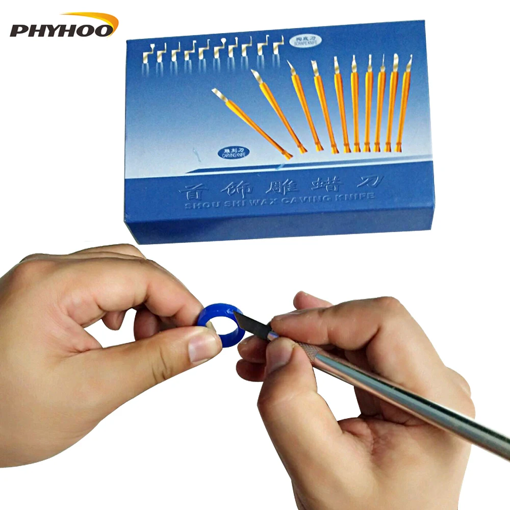 Набор для резки воска 10 Pcs Ножи комплект Скульптура лезвия воск гончарная глина