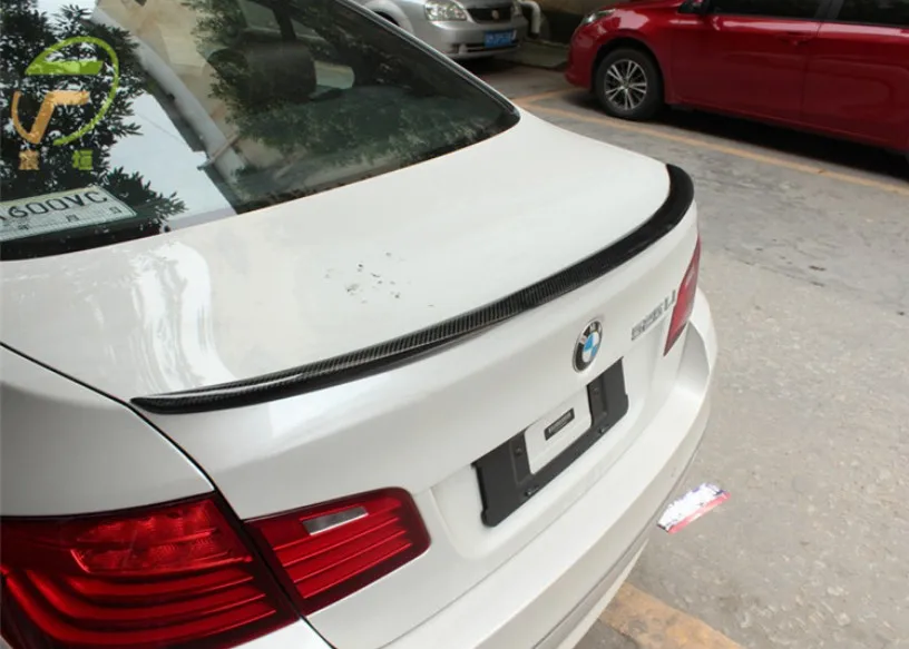 Спойлер HLONGQT из углеродного волокна для BMW 5 серии F10 F18 M5 2011 2017 стильные