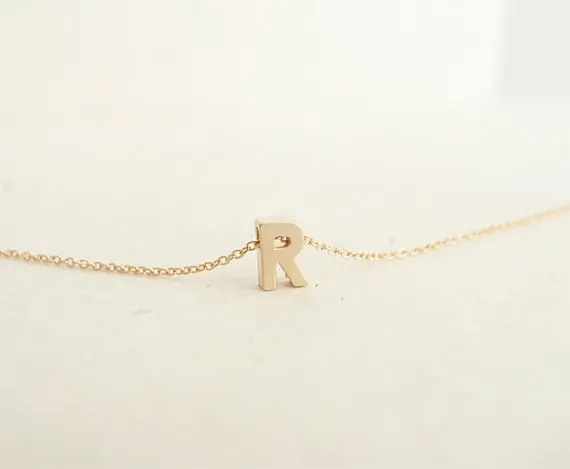 Ожерелье с буквенным именем 26 Алфавит пара кулон Ювелирное Украшение для женщин