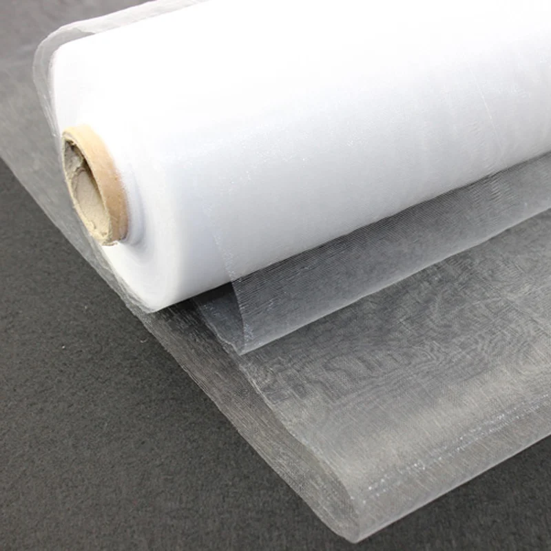 Лидер продаж! Высокое качество 75 см широкая белая органза в рулоне изящная ткань