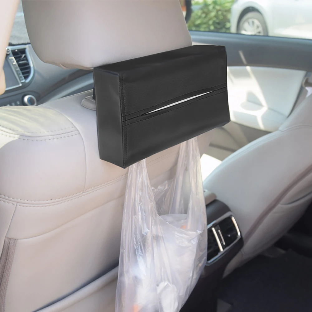 Faux Leather Tissue Paper Box Napkin Storage Case Holder Home Auto Car Vehicle | Автомобили и мотоциклы