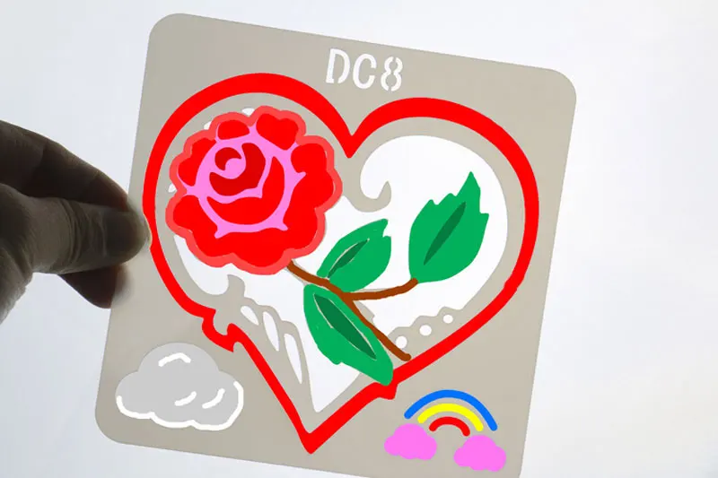 Clearance Heart Theme Painting Template Scrapbooking Albums for Drawing DIY Wedding Photo Album Children's Scrapbook Album