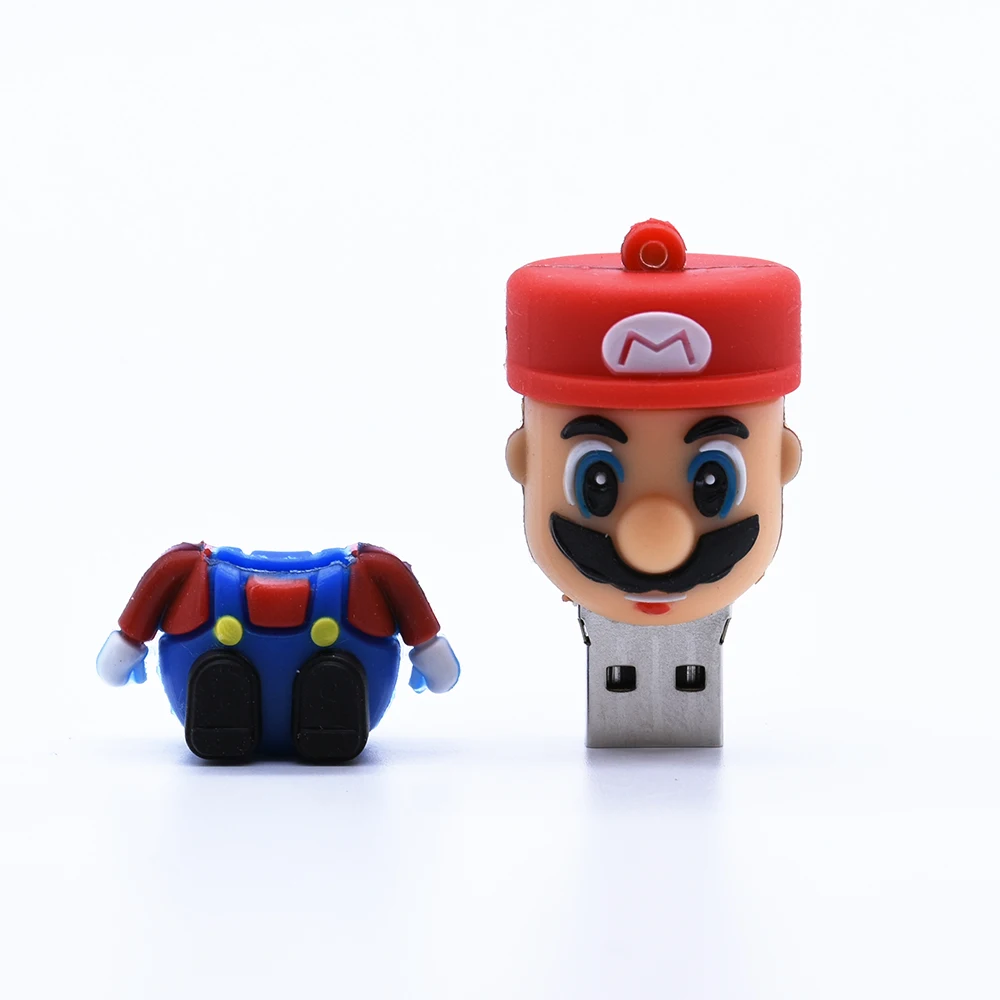 Марио флэш накопитель USB в виде героя мультфильма милый флеш динозавр форме ГБ 4 8