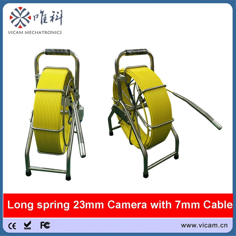 8 дюймовый монитор полноцветная видеокамера для обследования канализации 60 м