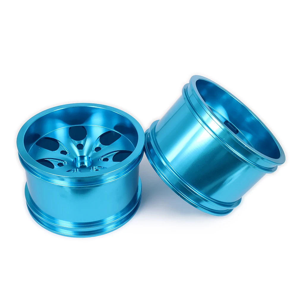 2 шт. 7 спиц обода колеса с о образной шиной для радиоуправляемого автомобиля 1/10