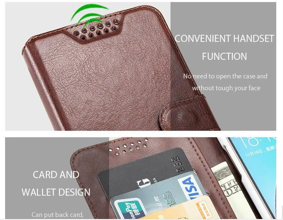 Newest Wallet flip Cover Case For LG Aristo 3 x5 android one Q9 xpression plus it v36 phoenix 4 With Card Holder Shell | Мобильные