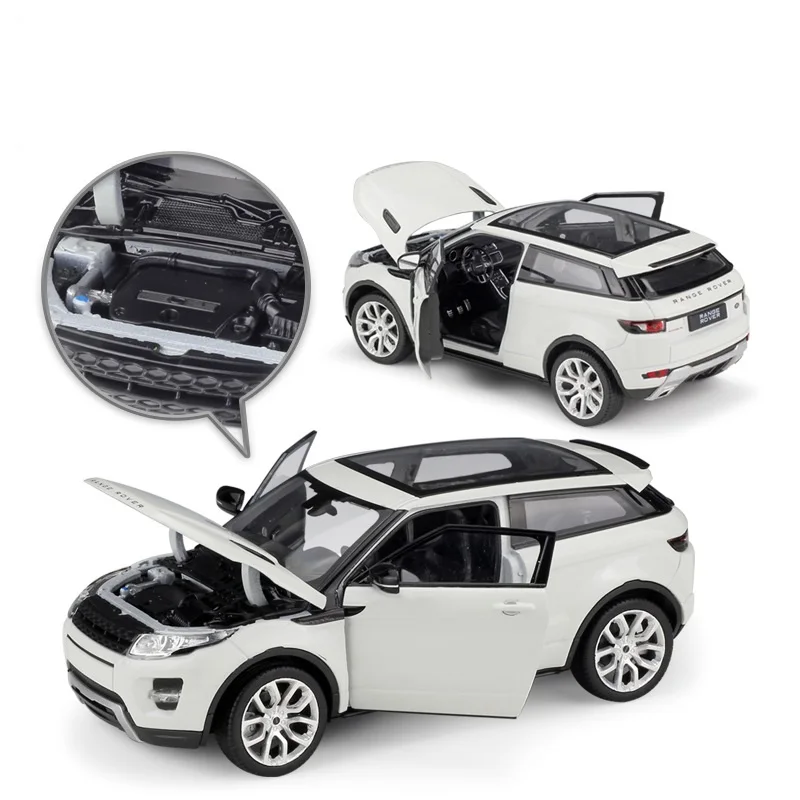 1:24 Welly Range Rover Evoque белый/зеленый/синий/красный/черный/серый литая модель автомобиля