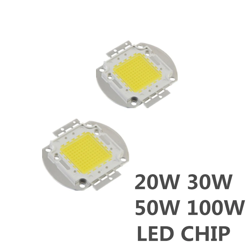 Высокая мощность светодиодный белый чип 1 Вт 3 10 20 30 50 100 SMD COB свет бисера|Подвесные