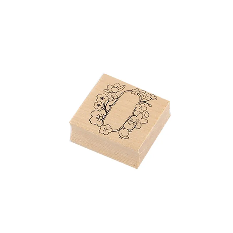 

Cherry blossom series wood stamp DIY craft wooden rubber stamps for scrapbooking stationery scrapbooking standard stamp