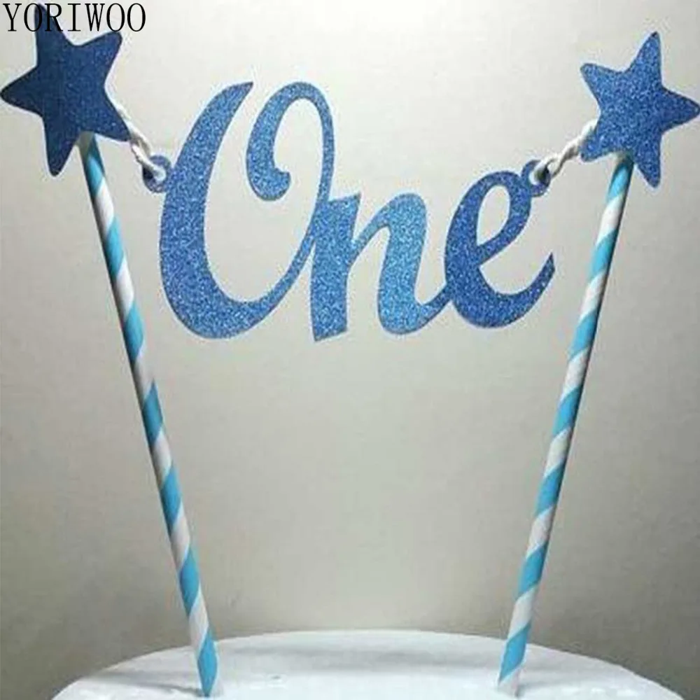 YORIWOO Baby Shower 1st Birthday 1 12 месяцев настенная фоторамка I AM ONE Happy birthday party Decorations Детская