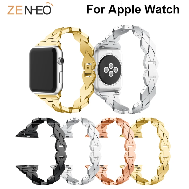 Роскошный призматический браслет для Apple Watch Band 42 мм/44 мм/38 мм/40 мм зажим-адаптер с