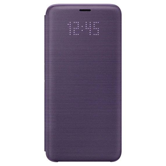 Purple Samsung светодиодный кожаный флип-чехол кожаный чехол светодиодный чехол Etui для samsung Galaxy S9 G9600 S9+ S9 Plus S9Plus G9650 - Цвет: Purple