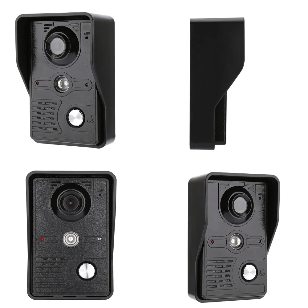 2022 Visual Intercom Doorbell 7'' TFT LCD Wired Video Door Phone System Indoor Monitor 700TVL Outdoor IR Camera Support enlarge