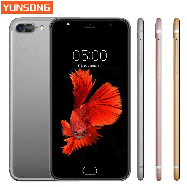 Отель юньсун A7 плюс мобильный телефон 5.5 дюймов 13.0mp камера смартфона MTK6580 4 ядра