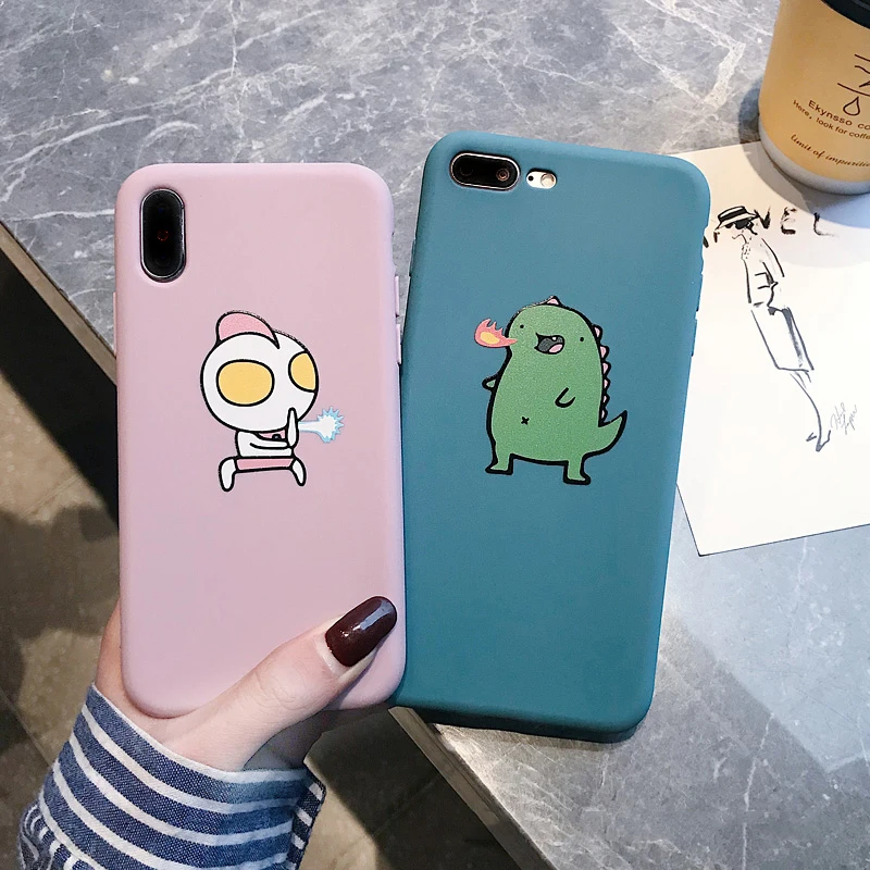 Чехол для телефона GlamPhoneCase с милым мультипликационным принтом iPhone XS Max XR X 7/8 Plus 6/6S
