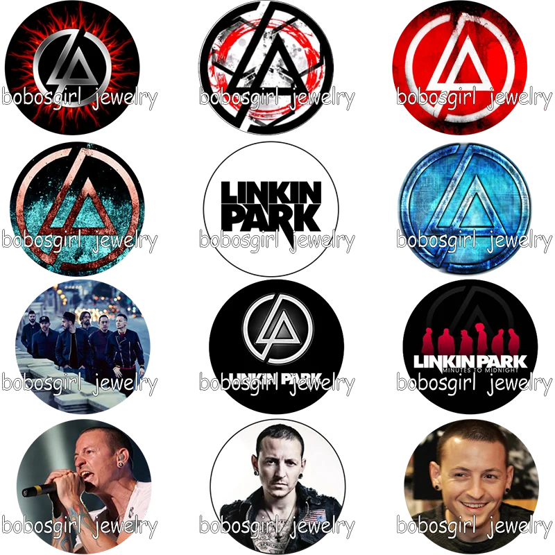 Linkin Park логотип Честер Беннингтон стеклянные ароматический кулон держатель для