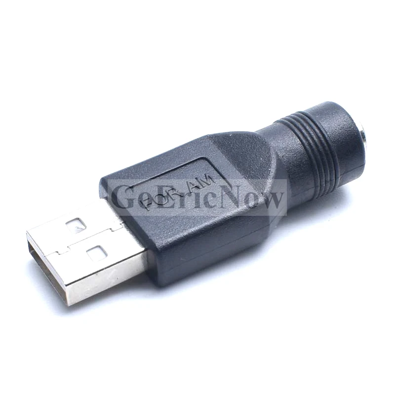 10 шт. 5 5*2 1 мм 5x2 гнездовой разъем к USB 2 0 Штекерный в постоянного тока адаптера |