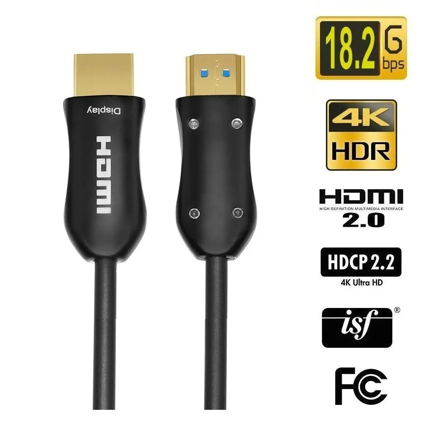 Оптоволоконный HDMI-кабель Langtek AOC 18 6G 4K 60Hz 4:4:4 HDMI 2 0 HDR 2m 5m 10m 15m 20m 25m 30m 35m 40m |