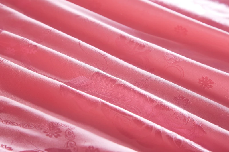 4/6/9 шт. красного и розового цвета жаккардовые ткани из шелка и хлопка роскошные свадебные Постельное белье King Размеры queen Комплект постельного белья, пододеяльник, простынь и наволочки с прекрасным Артом лица от марки fornasetti в