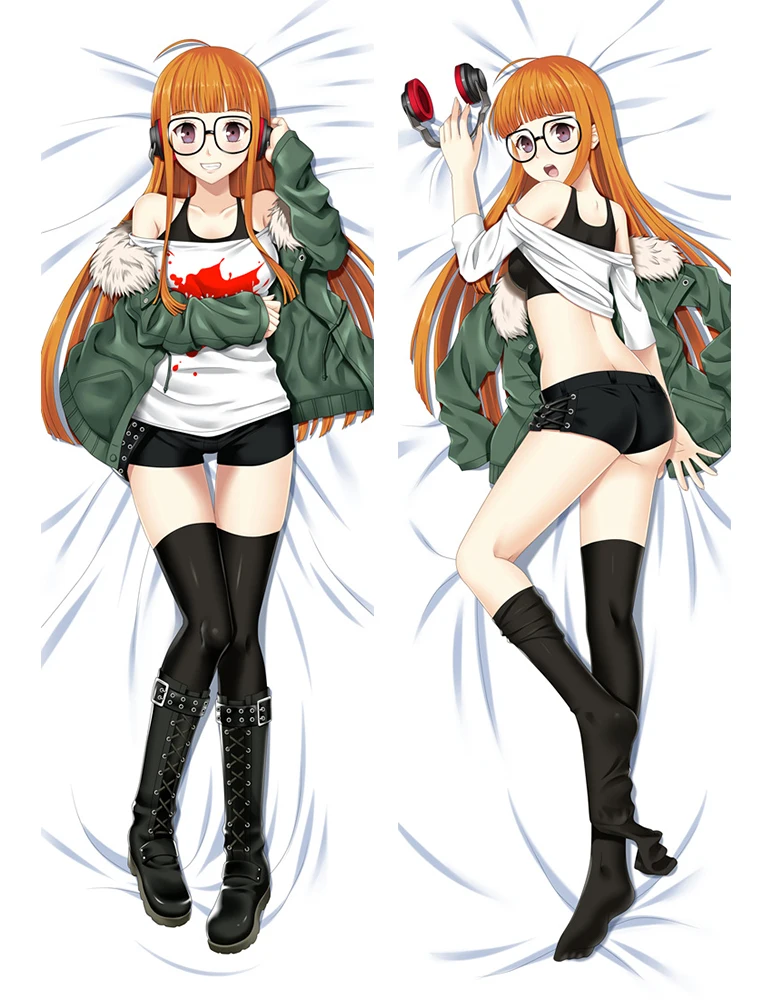 Аниме Shin Megami Tensei Persona 5 персонажей сексуальная девушка футаба Сакура otaku Dakimakura