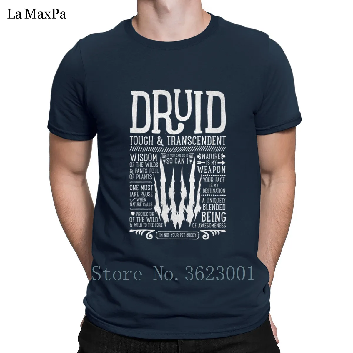 Новая футболка Creature весенне осенняя Wow Druid для мужчин базовая приталенная Мужская