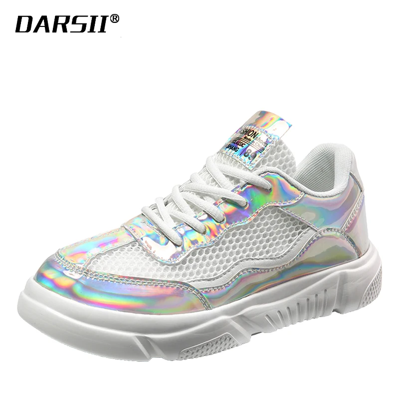 DARSII/дышащие женские кроссовки на плоской подошве модная женская повседневная