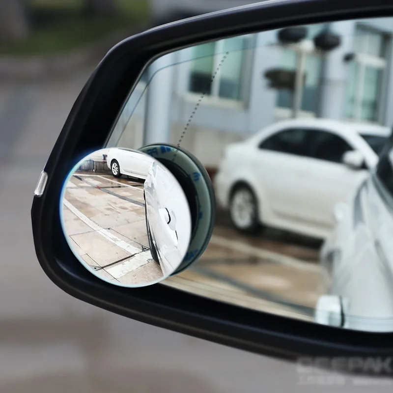 1 шт. выпуклое Автомобильное зеркало заднего вида 360 градусов|Наклейки на