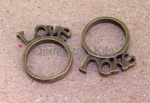 50 шт. подвеска для кольца в викторианском стиле | Украшения и аксессуары