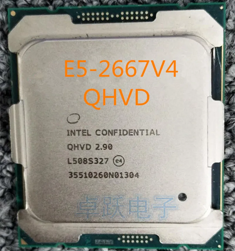 E5-2667V4 Intel Xeon ES версии E5 2667 V4 qhvd 2,90 GHZ 8-ядерный 20 м FCLGA2011-3 135W процессор