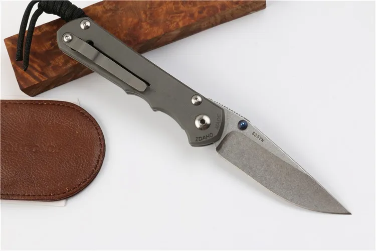Складной нож Lange Sebenza Inkosi 25 CPM S35vn с титановой ручкой карманный кухонный для овощей