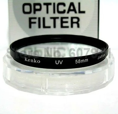 Ультрафиолетовый Фильтр Kenko 58 мм для Pentax Samsung NX300 w Can &amp n 18-55 55-250 Nik 50/1.4G 50/1.8G