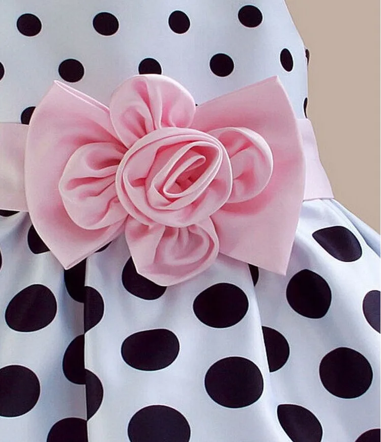 Детское платье в горошек без рукавов | Детская одежда и обувь