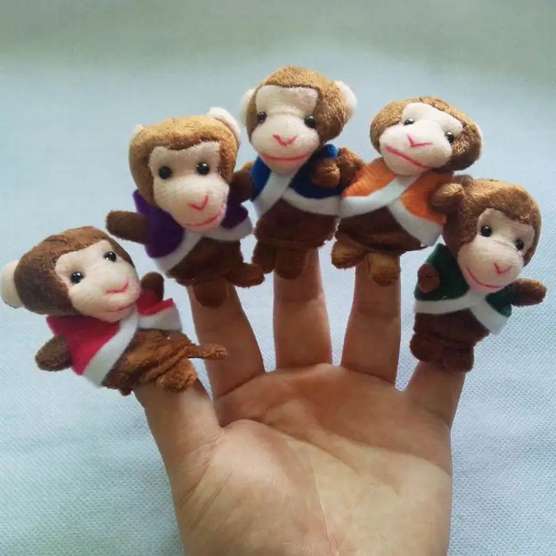 Розничная торговля мир детские игрушки Пять маленьких обезьянок качели в дереве