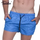 Мужские пляжные шорты Taddlee, спортивные штаны для активного отдыха, быстросохнущие шорты для бега, новинка размера плюс